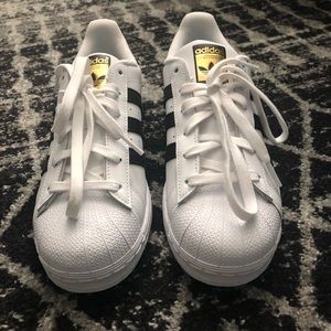 NWOB Adidas Superstar’s. Wm. US size 8.